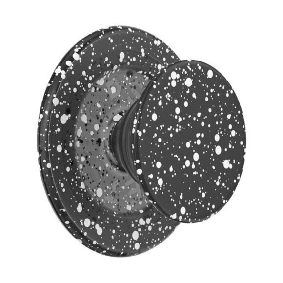 Black & White Speckled Phone Grip & Stand Compatible With MagSafe Devices - Picture 5 of 9